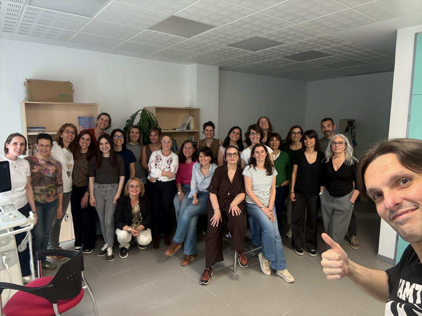 Curso Ecografía León - Foto del grupo